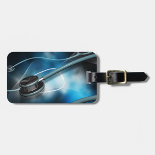 Nurse Medical Stethoscoop Bagagelabel