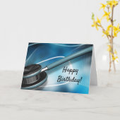 Nurse Medical Stethoscopen Kaart (Gele Bloem)