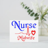 Nurse Midechtgenote Briefkaart (Staand voorkant)