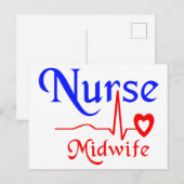Nurse Midechtgenote Briefkaart (Voorkant / Achterkant)