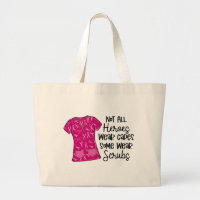 Nurse Modern Typography Hero Pink Scrubs Gezegde