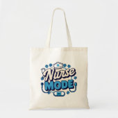 Nurse-modus ingeschakeld tote bag (Voorkant)