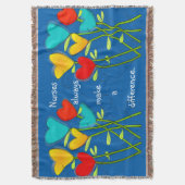 Nurse Nap Blanket maakt verschil Deken (Voorkant Verticaal)