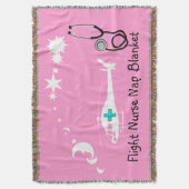 Nurse Nap Blanket Pink Deken (Voorkant Verticaal)