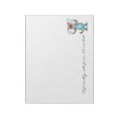 Nurse Notitieblok met Schattigee Cat Holding Coffe (Linkerzijde)