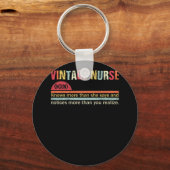 Nurse Noun Definition weet meer dan ze zegt Sleutelhanger (Voorkant)