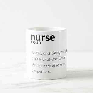 Nurse Noun Proud Hero Job Nursing Quote Koffiemok