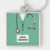 Nurse Novelty Gift Sleutelhanger (Voorkant)