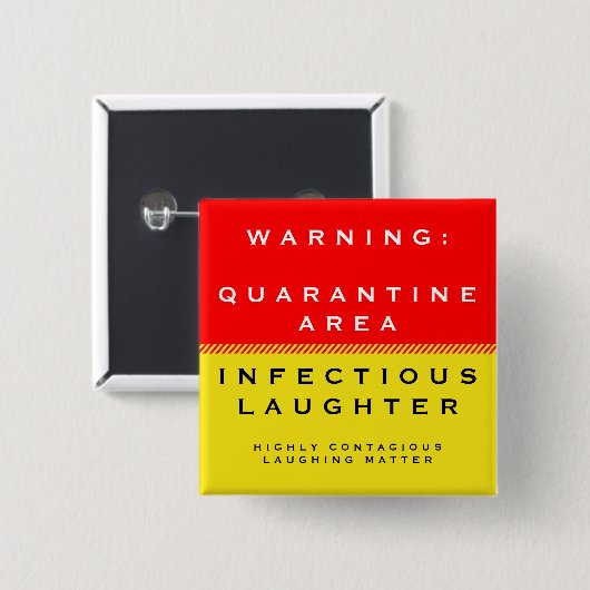 Nurse Novelty Gift Vierkante Button 5,1 Cm (Voorkant /achterkant)