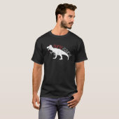 Nurse Nurseaurus Dinosaur Funny Nursing RN Gift T-shirt (Voorkant volledig)