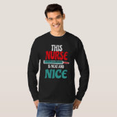 Nurse Nurses Work Hospital Teaching Design T-shirt (Voorkant volledig)