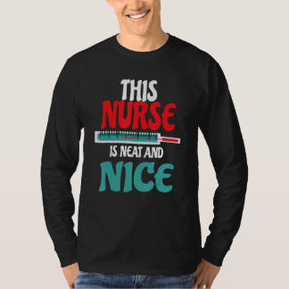 Nurse Nurses Work Hospital Teaching Design T-shirt