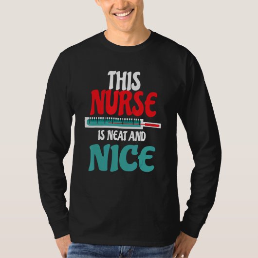 Nurse Nurses Work Hospital Teaching Design T-shirt (Voorkant)