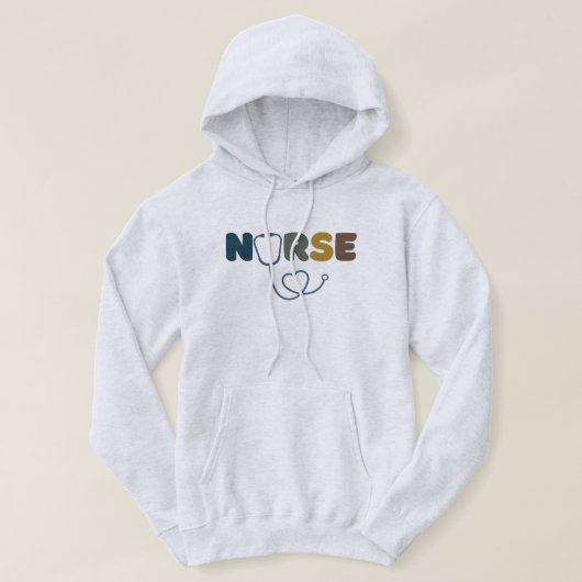 Nurse | Nursing Apparel Hoodie (Design voorkant)