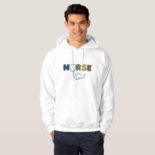 Nurse | Nursing Apparel Hoodie (Voorkant volledig)