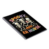Nurse Nursing Cute Halloween Spooky Essential T-Sh Notitieboek (Rechterzijde)