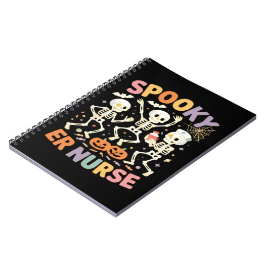 Nurse Nursing Cute Halloween Spooky Essential T-Sh Notitieboek (Linkerzijde)