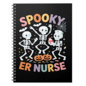 Nurse Nursing Cute Halloween Spooky Essential T-Sh Notitieboek (Voorkant)
