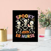 Nurse Nursing Schattige Halloween Spooky Essential Acryl Bord (Huwelijk)