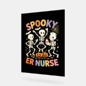 Nurse Nursing Schattige Halloween Spooky Essential Acryl Bord (Hoek)
