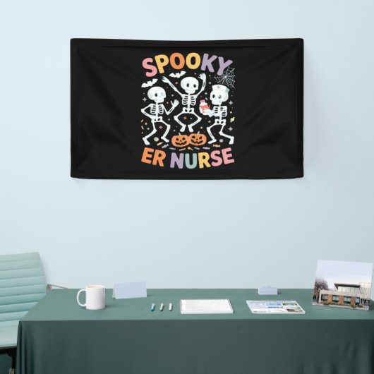 Nurse Nursing Schattige Halloween Spooky Essential Spandoek (Beurs)