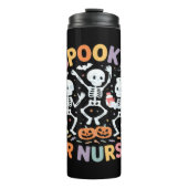 Nurse Nursing Schattige Halloween Spooky Essential Thermosbeker (Voorkant)