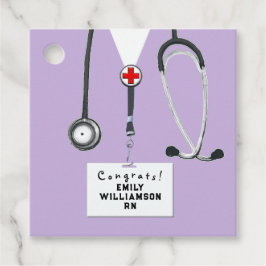 Nurse Nursing School Graduation Bedankjes Labels