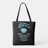Nurse Nursing Tote Bag (Achterkant)