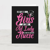 Nurse Old Lady Kaart (Voorkant)