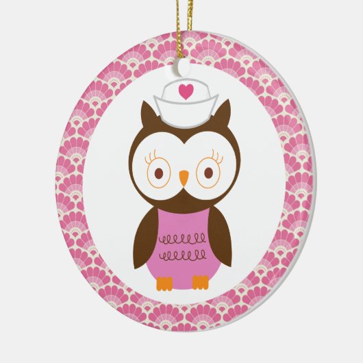 Nurse Owl Gift Ornament (Links)
