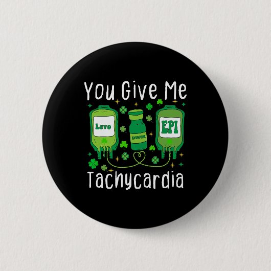 Nurse Patricks Dag Geeft Me Tachycardie Ronde Button 5,7 Cm (Voorkant)