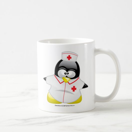 Nurse Penguin Koffiemok (Rechts)