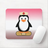 Nurse Penguin (w/Bandaid) Muismat (Met muis)