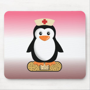 Nurse Penguin (w/Bandaid) Muismat