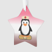 Nurse Penguin (w/Bandaid) Ornament (voorkant)
