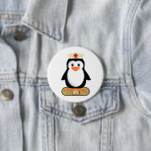 Nurse Penguin (w/Bandaid) Ronde Button 7,6 Cm (In situ)