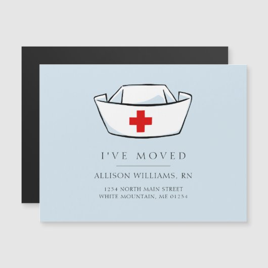 Nurse Pet Blue Beweging Aankondiging (Voorkant / Achterkant)