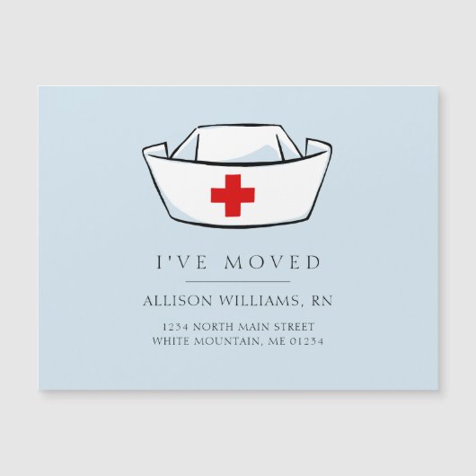 Nurse Pet Blue Beweging Aankondiging (Voorkant)