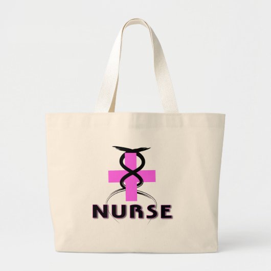 NURSE PINK BAG GROTE TOTE BAG (Voorkant)