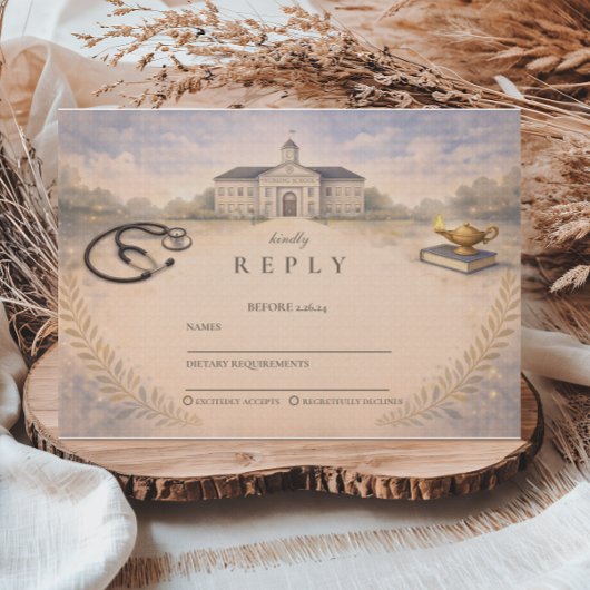 Nurse Pinning Ceremony Graduation RSVP Kaartje