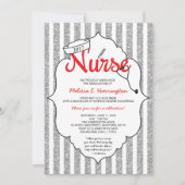 Nurse pinning, verpleegstersfeest, RN afstuderen R Kaart (Voorkant)