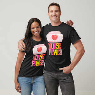 Nurse Power Sterk, Trots & Verzorging T-shirt
