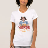 Nurse Powered by Coffee T-shirt (Voorkant)