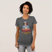 Nurse Powered by Coffee T-shirt (Voorkant volledig)