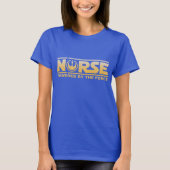 Nurse, Powered By The Force T-shirt (Voorkant)