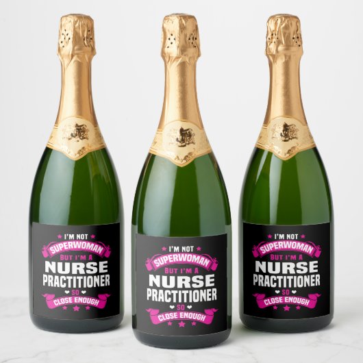 Nurse Practionation Sparkling Wijnetiket (Flessen)
