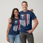 Nurse Practitioner American Flag RN geregistreerd T-shirt (Unisex)