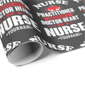 Nurse Practitioner Brains Of A Doctor Heart Of Cadeaupapier (Rol Hoek)