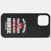 Nurse Practitioner Brains Of A Doctor Heart Of Case-Mate iPhone Case (Achterkant (horizontaal))