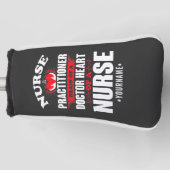 Nurse Practitioner Brains Of A Doctor Heart Of Golfheadcover (Voorkant)